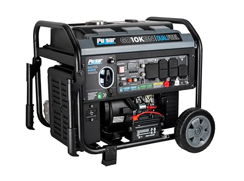 Pulsar GD10KBN Dual Fuel Inverter Generator, 10500W, Portable